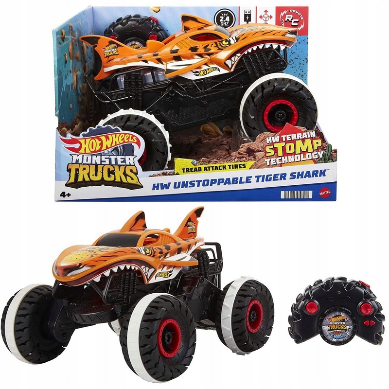 Mattel HGV87 Hot Wheels Monster Trucks Terénne vozidlo Tiger